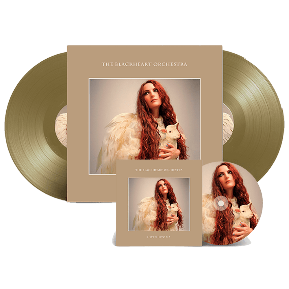 The Blackheart Orchestra – Hotel Utopia CD + Limited Edition Gatefold Double Gold-Vinyl + Signed Art Card