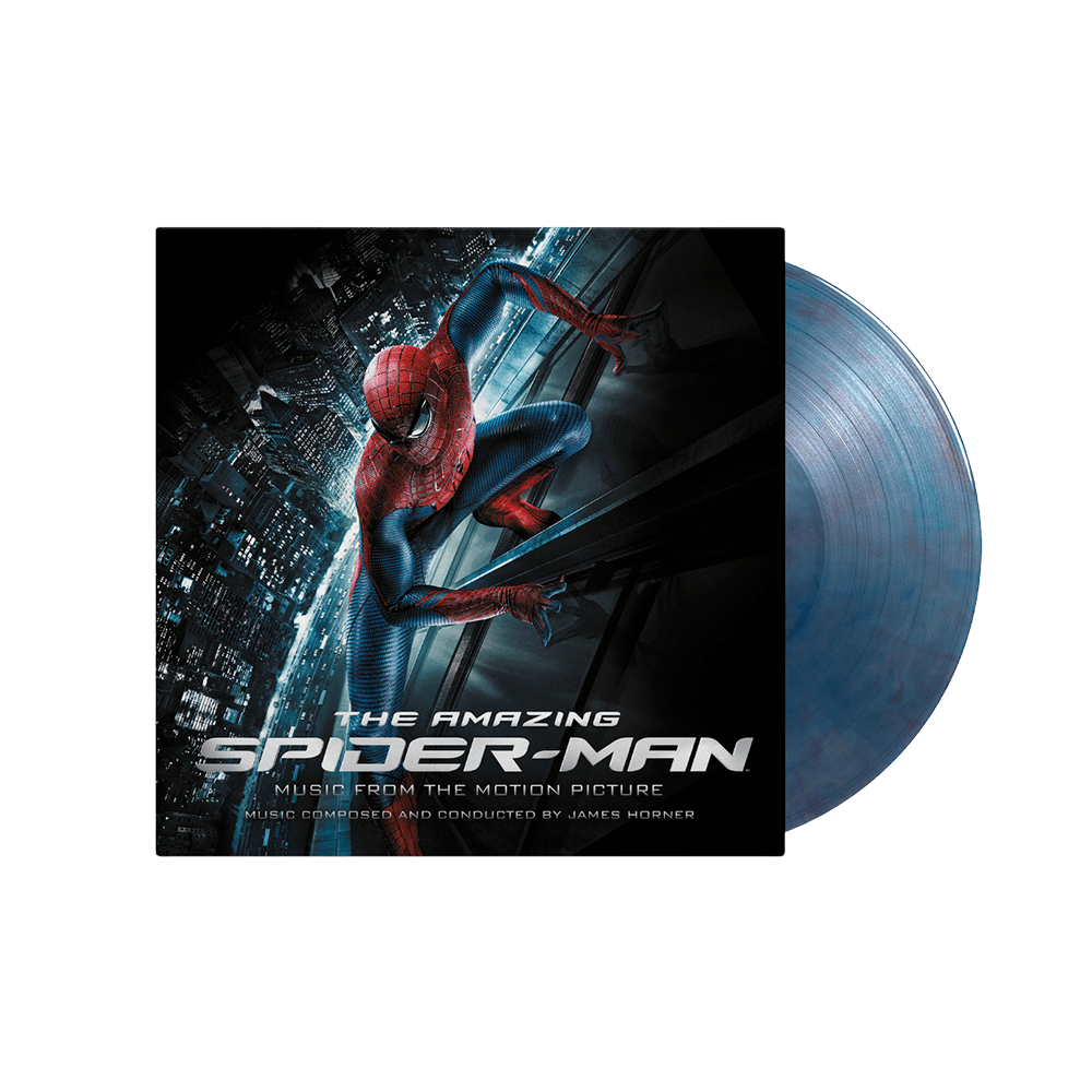 James Horner - The Amazing Spider-Man Blue & Red Marbled Double Heavyweight Vinyl