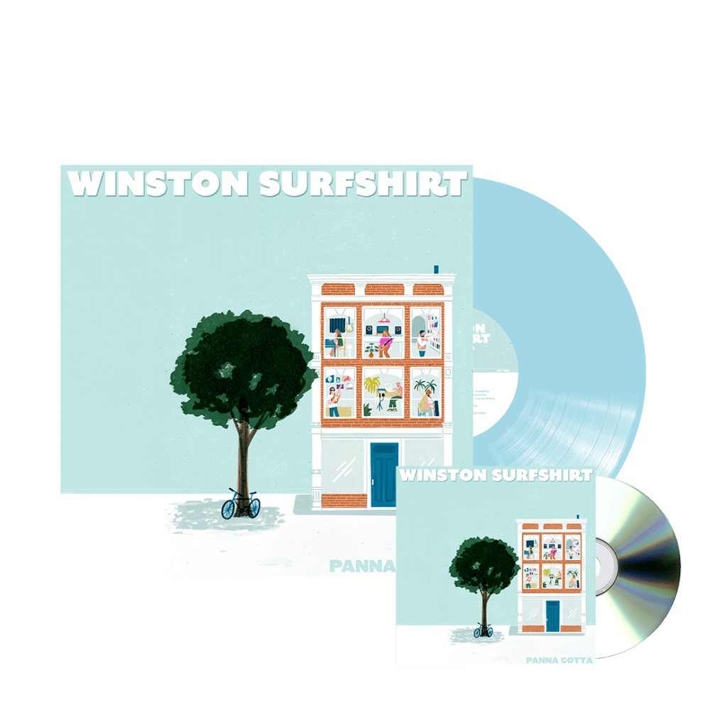 Winston Surfshirt - Panna Cotta Baby Blue Vinyl + CD