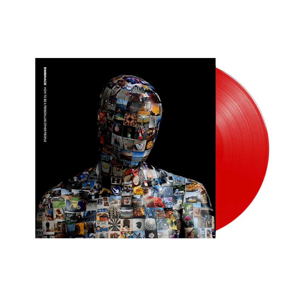 Embrace - How To Be A Person Like Other People Red Signed Vinyl