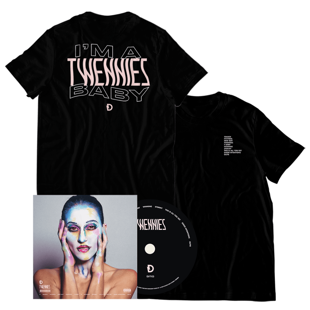 Dragonette - TWENNIES BABY CD-"IM A TWENNIES BABY" T-SHIRT BUNDLE