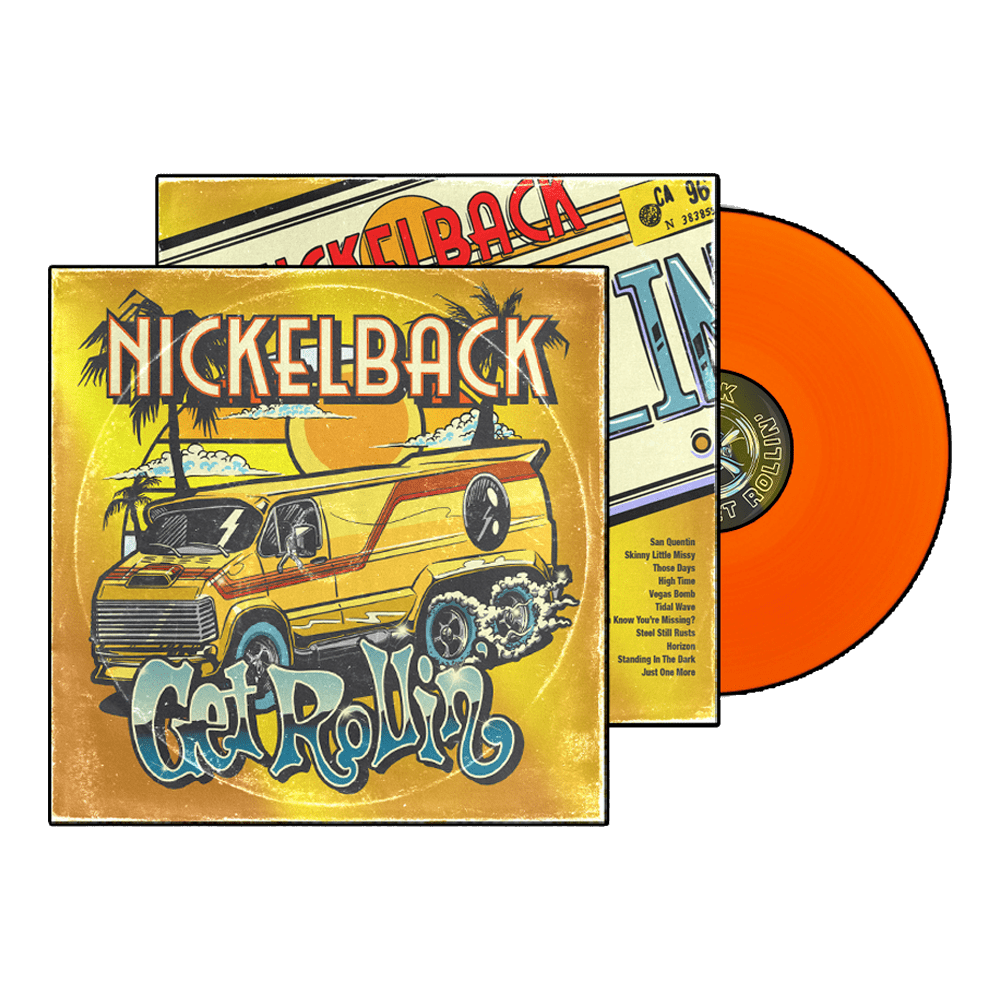 Nickelback - Get Rollin  Transparent Orange Vinyl