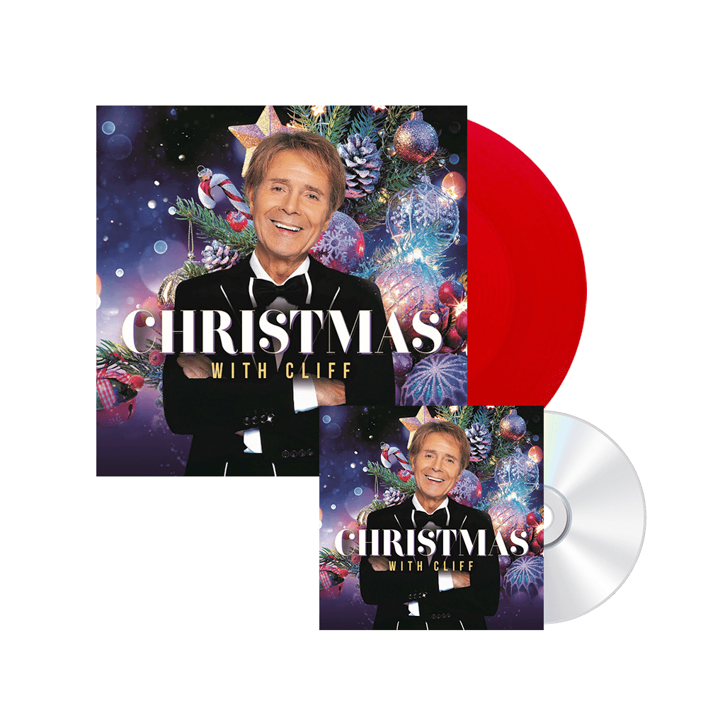 Cliff Richard - Christmas with Cliff Red Vinyl + CD