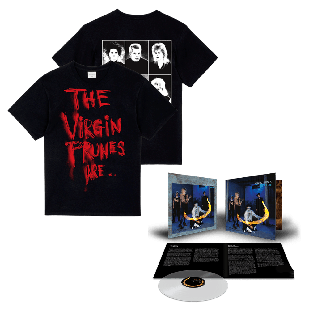 The Virgin Prunes - IF I DIE-I DIE 40TH ANNIVERSARY EDITION VINYL-T-SHIRT BUNDLE