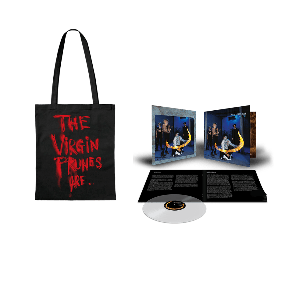 The Virgin Prunes - IF I DIE-I DIE 40TH ANNIVERSARY EDITION VINYL-TOTE BAG BUNDLE