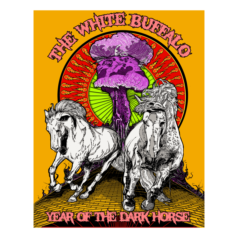 The White Buffalo - Summer Lithograph