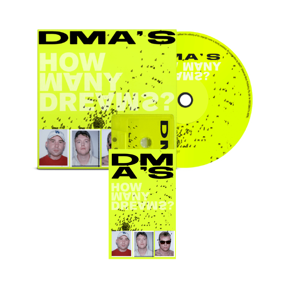 DMA'S - How Many Dreams CD Album-Exclusive Jelly Yellow Cassette