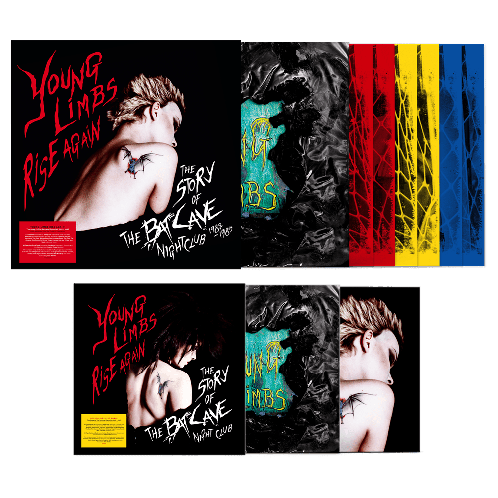 Various Artists Print - Young Limbs Rise Again - The Story Of The Batcave Nightclub 1982 - 1985 - 6LP + 5CD Hardback Books inc Signed Print