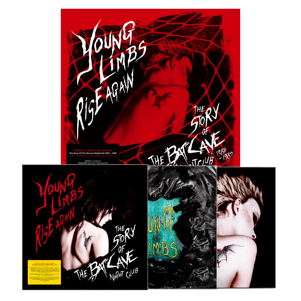 Various Artists Print - Young Limbs Rise Again - The Story Of The Batcave Nightclub 1982 - 1985 - 80 Page 5CD Hardback Book + 2LP Album inc Signed Print