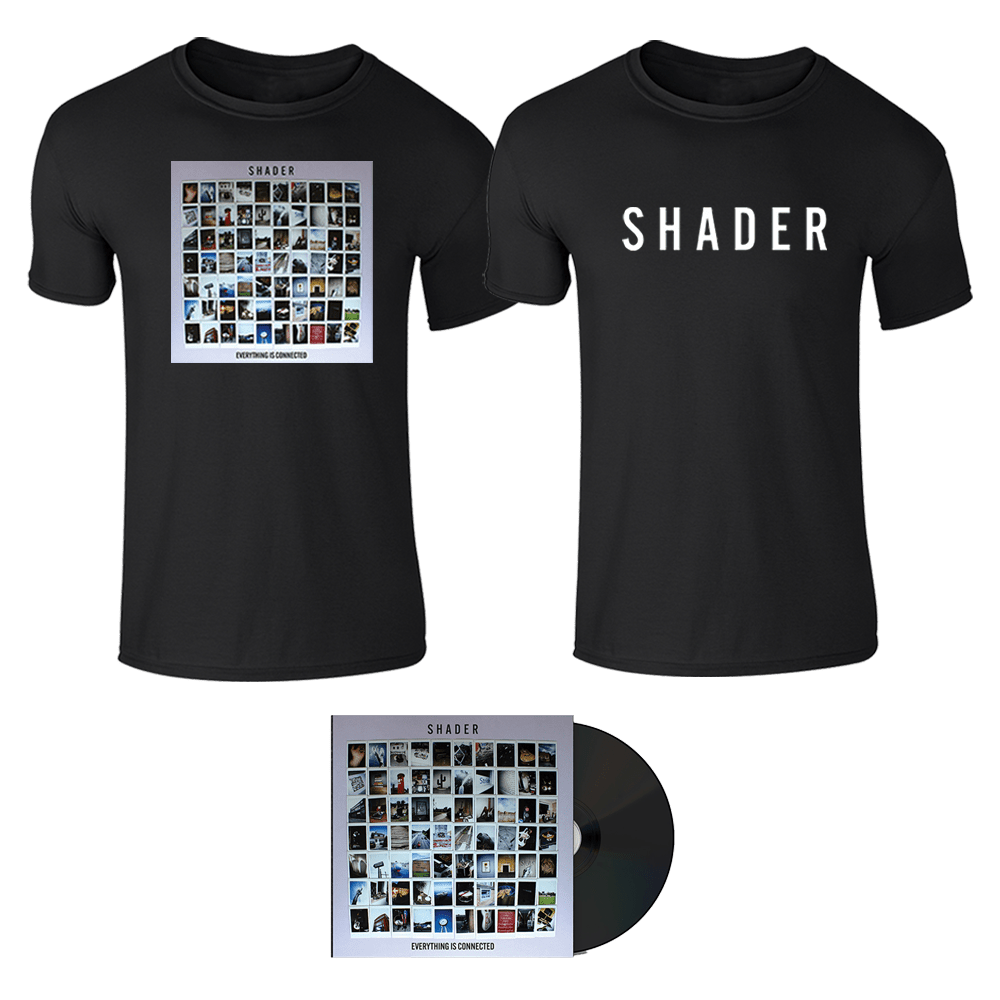 Shader - Everything Is Connected Signed CD-Choice of T-Shirt