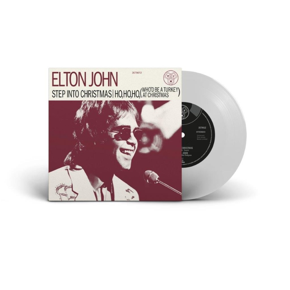 Elton John - Step Into Christmas White Vinyl 12-inch Vinyl