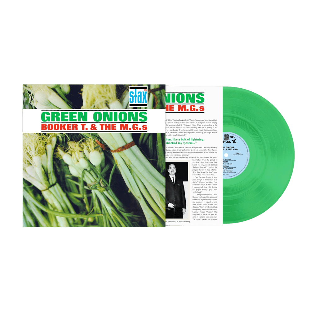 Booker T & The MG's - Green Onions- 60th Anniversary Translucent Green Heavyweight Vinyl