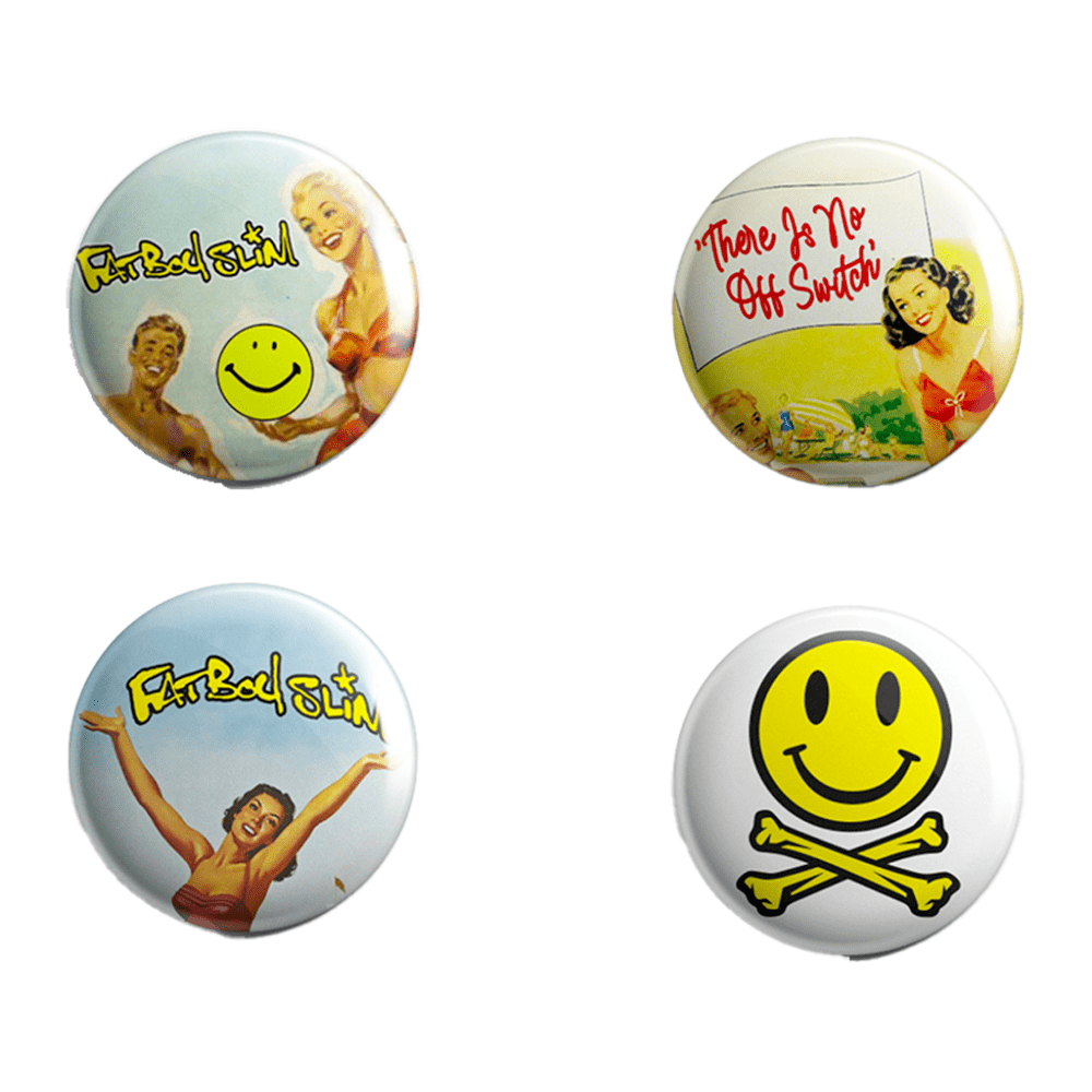 Fatboy Slim Set - Button Badge Set