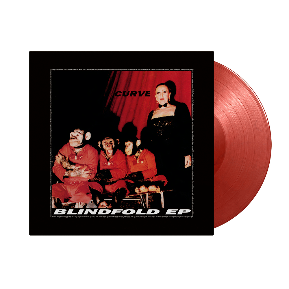 Curve Vinyl - Blindfold Red & Black Marbled Heavyweight Vinyl