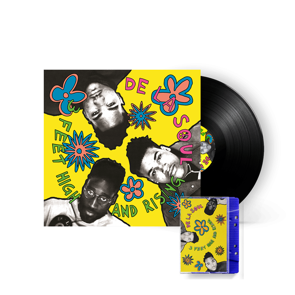 De La Soul - 3 Feet High And Rising Black Vinyl-Blue Cassette