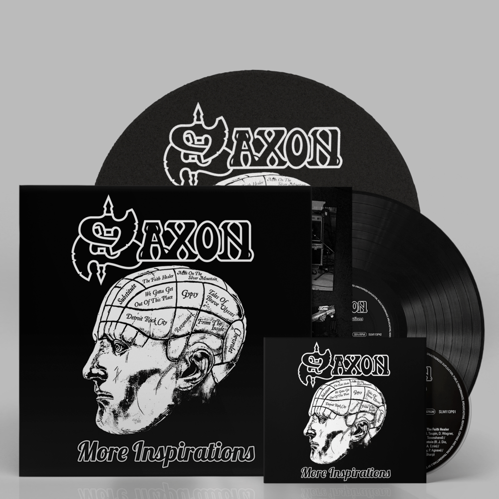 Saxon Slipmat - More Inspirations LP CD & Slipmat