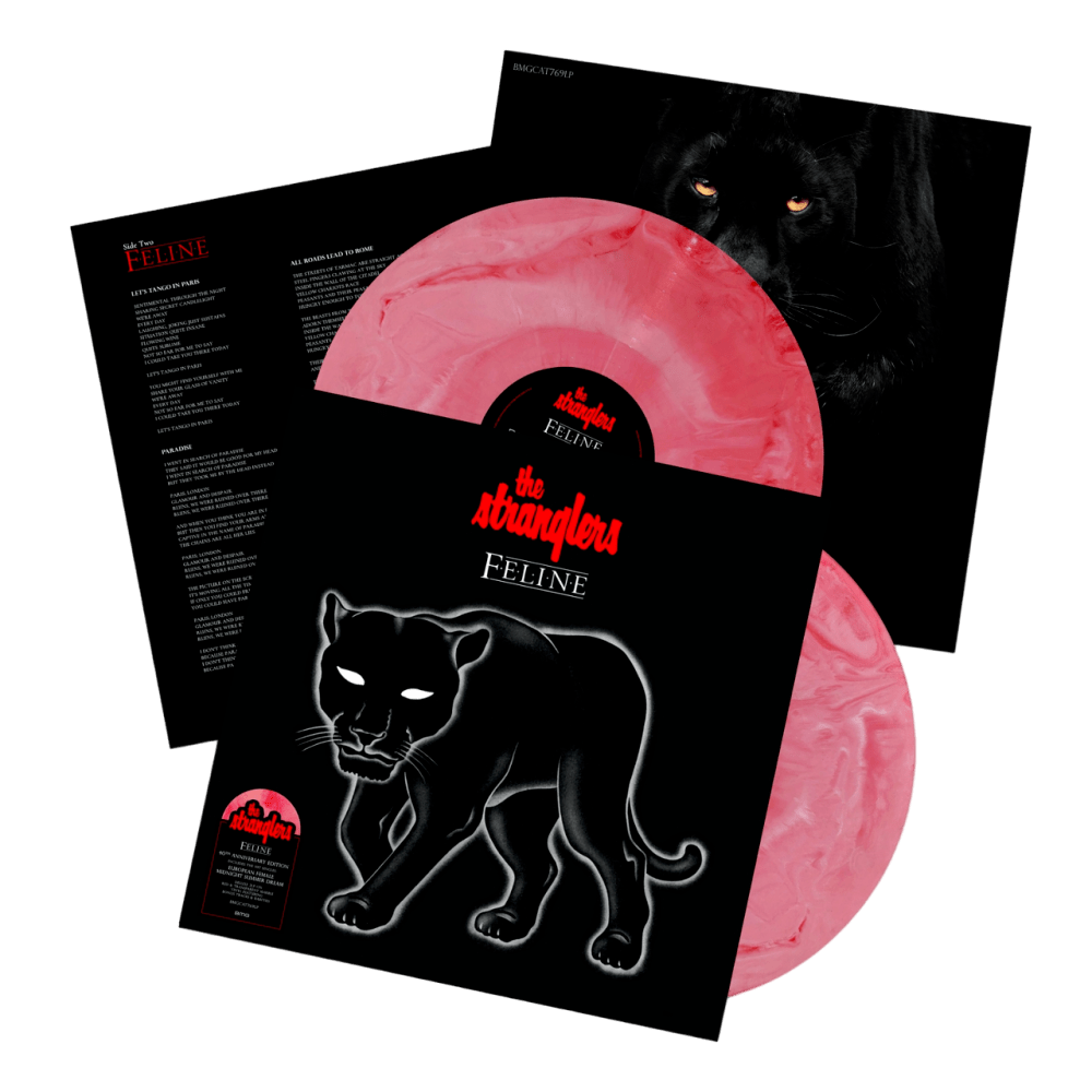 The Stranglers - Feline Deluxe Version Red & Translucent Marble Double-Vinyl