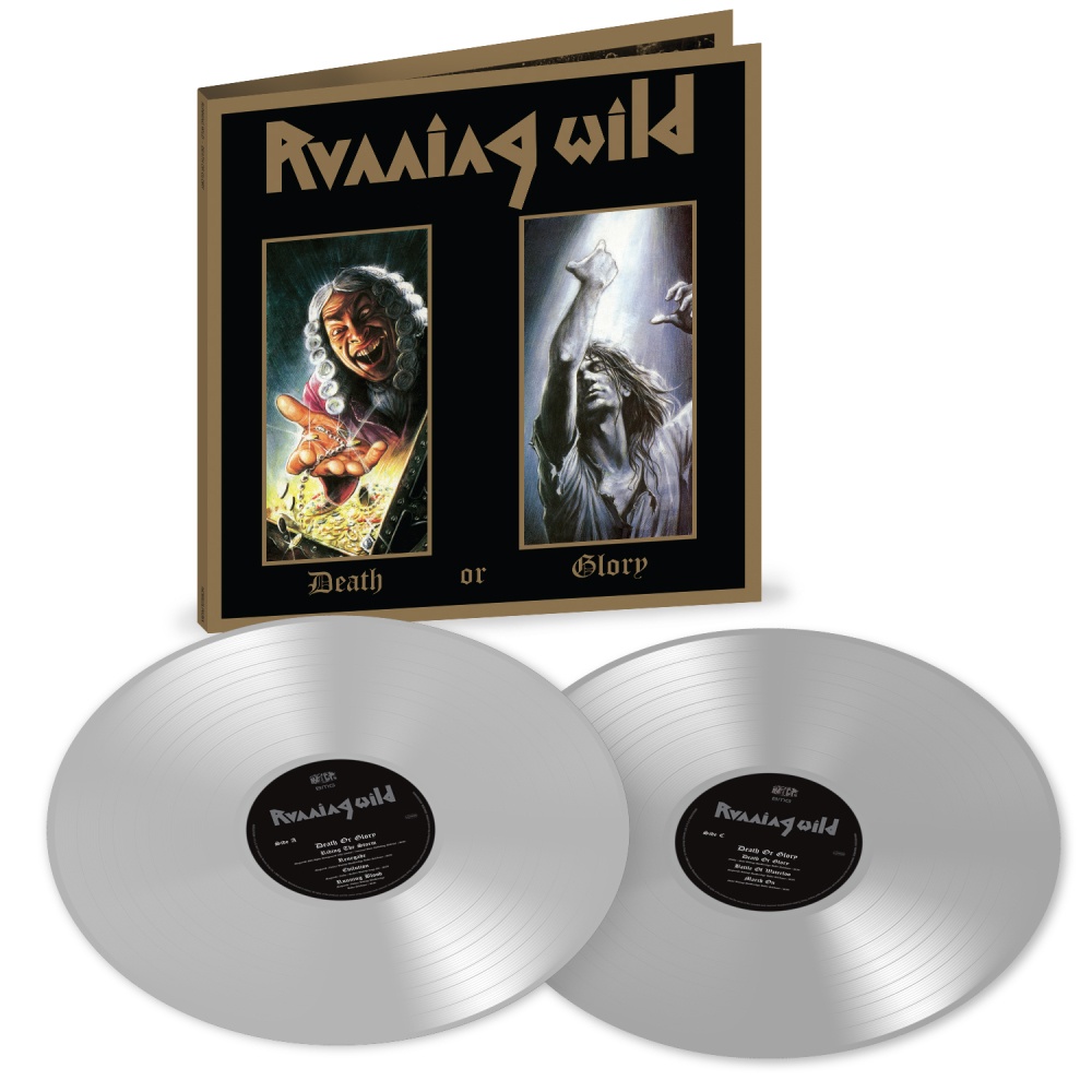 Running Wild - Death Or Glory Silver Double-Vinyl