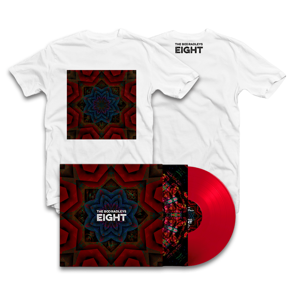 The Boo Radleys - Eight Trans Red Vinyl + T-Shirt (Includes Signed Print)