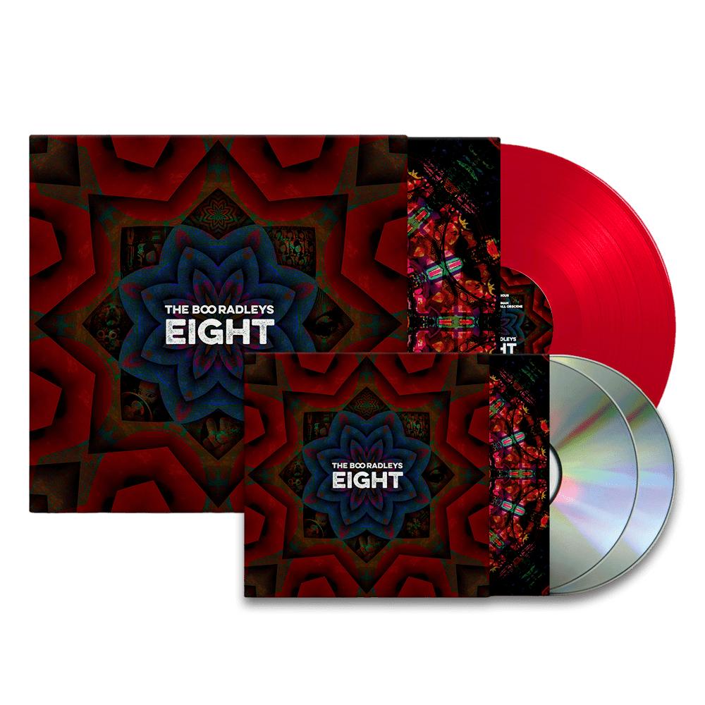 The Boo Radleys Print - Eight Trans Red Vinyl + Double CD Includes Signed Print