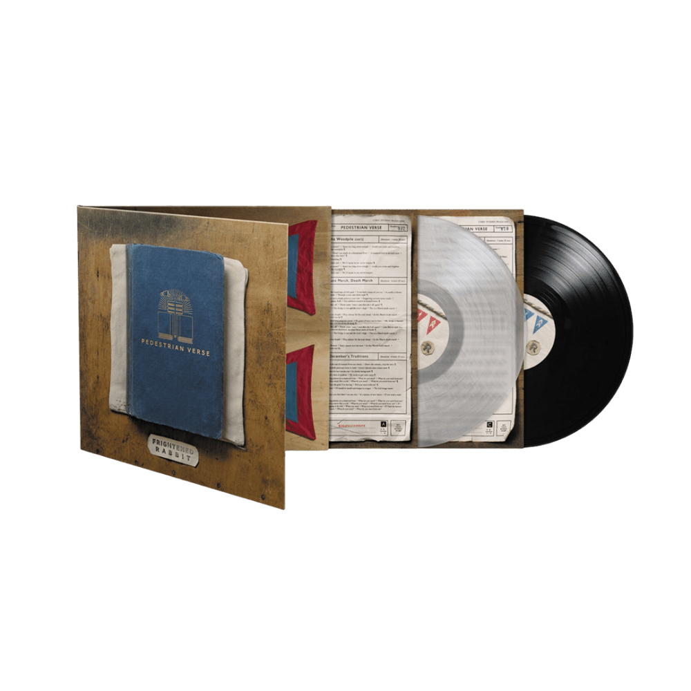 Frightened Rabbit - Pedestrian Verse 10th Anniversary Edition Clear-Black Double-Vinyl