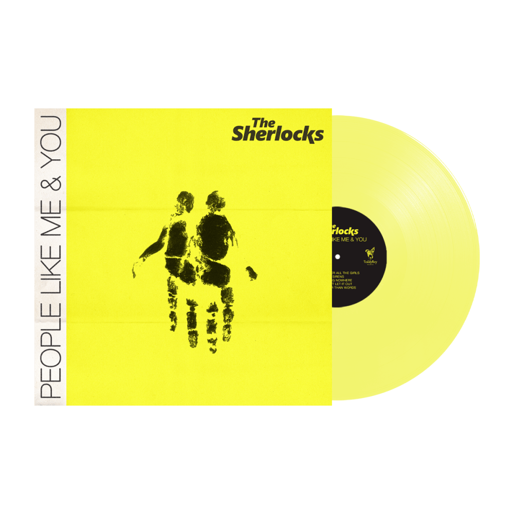 The Sherlocks Vinyl - People Like Me & You Neon Yellow Signed Vinyl