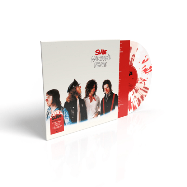 Slade - Nobodys Fools Red & White Splatter Colour Vinyl Vinyl