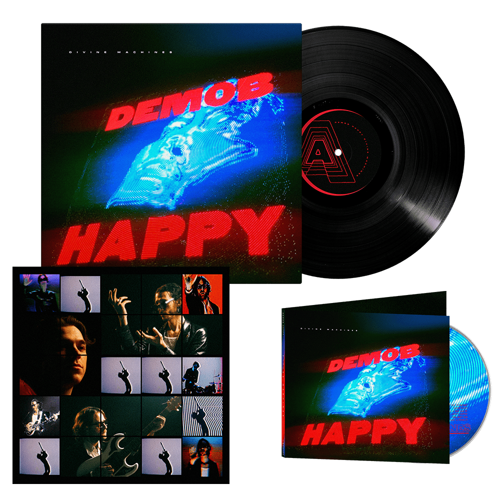 Demob Happy Print - Divine Machines Vinyl + CD + Signed Print