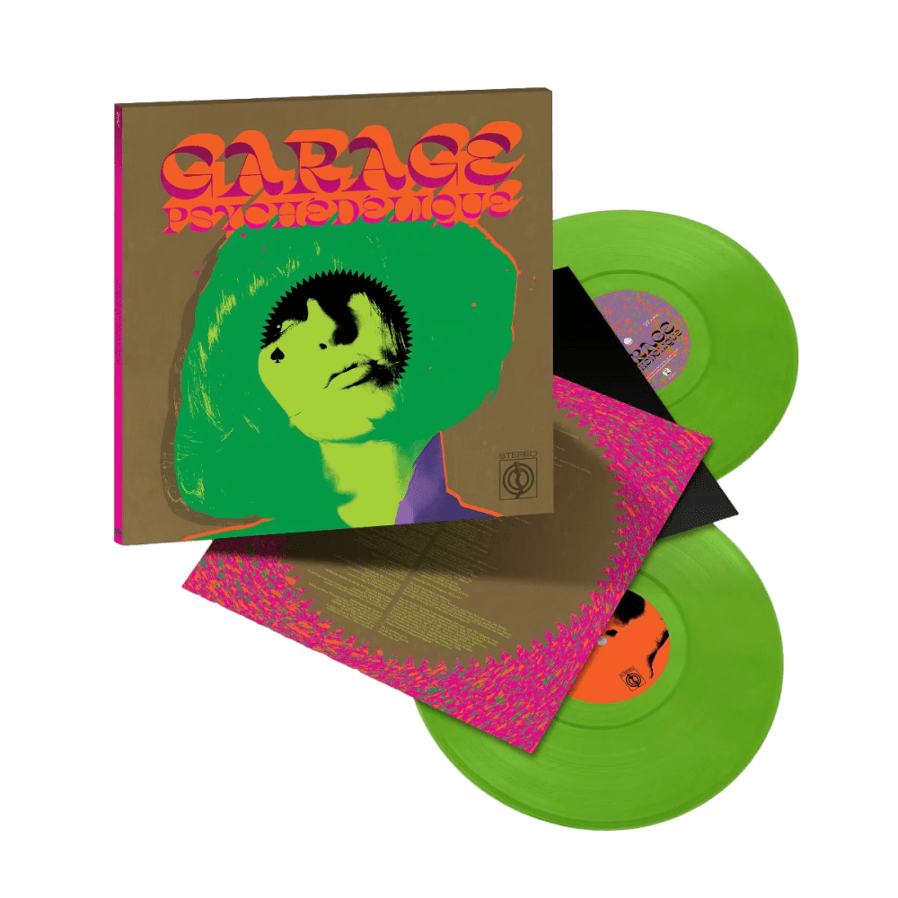 Various Artists Vinyl - Garage Psychedelique The Best Of Garage Psych & Pzyk Rock 1965-2019 Transparent Lime Coloured Vinyl