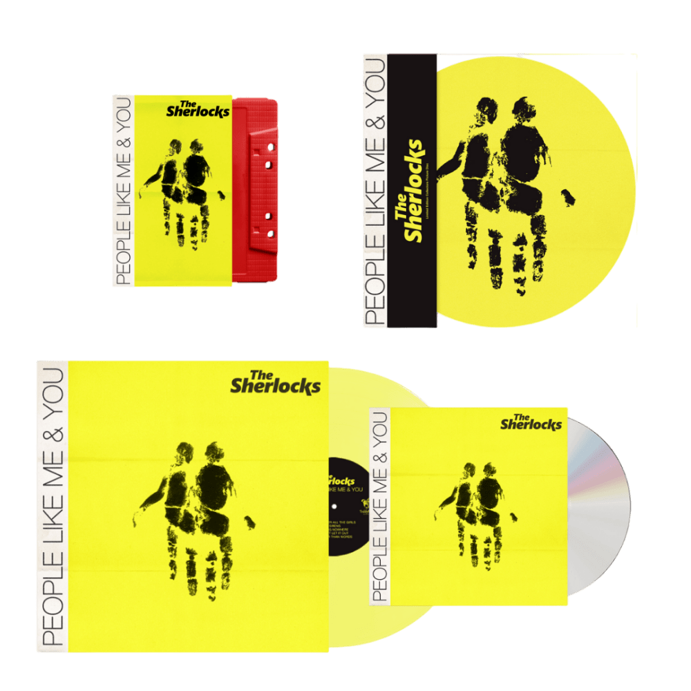 The Sherlocks - People Like Me & You Neon Yellow Vinyl + Picture Disc + CD + Cassette