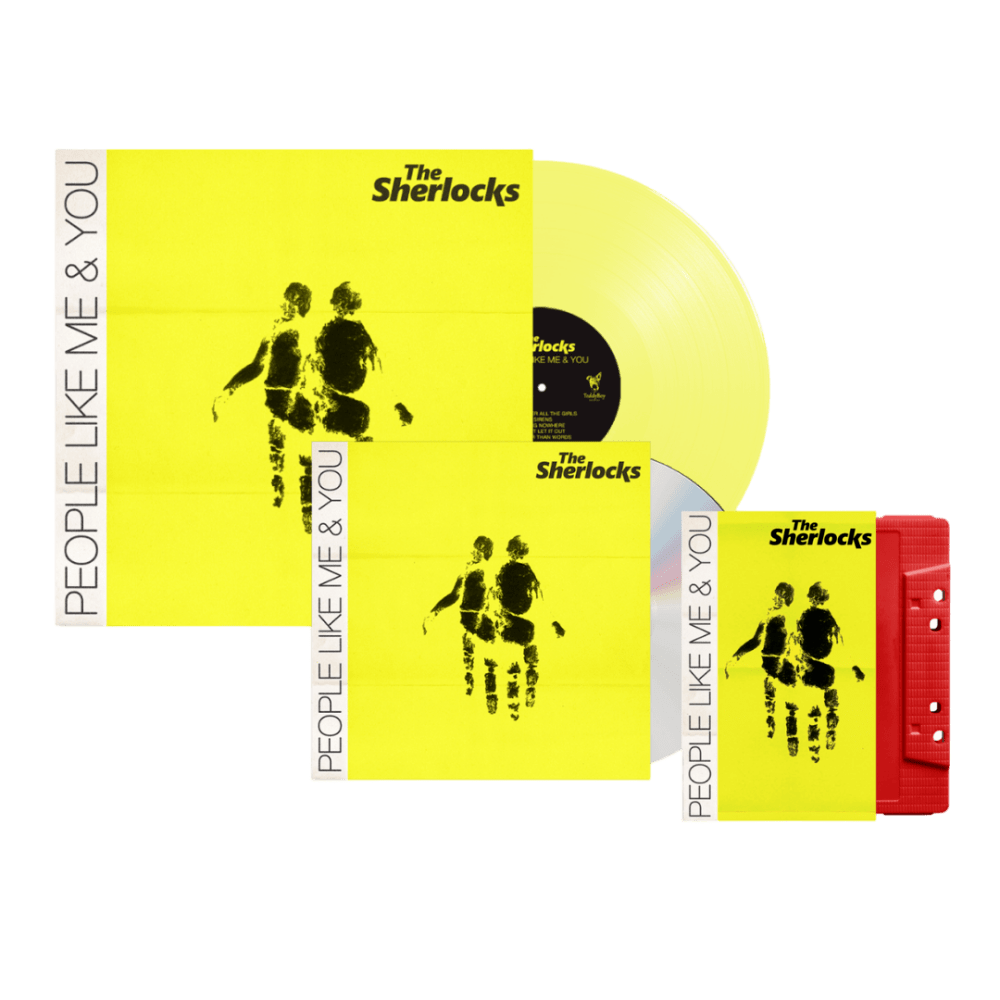 The Sherlocks - People Like Me & You Neon Yellow Vinyl + CD + Cassette