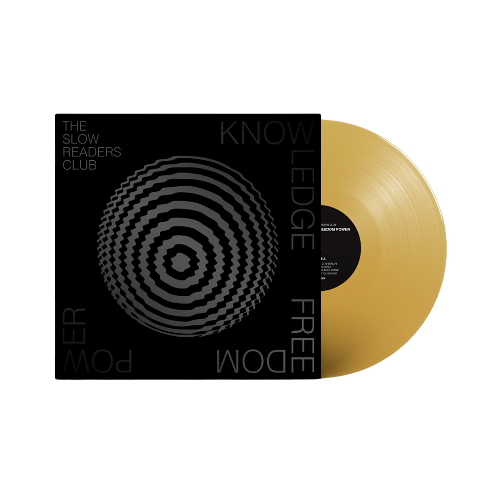 The Slow Readers Club - Knowledge Freedom Power Alternative Artwork Gold Vinyl