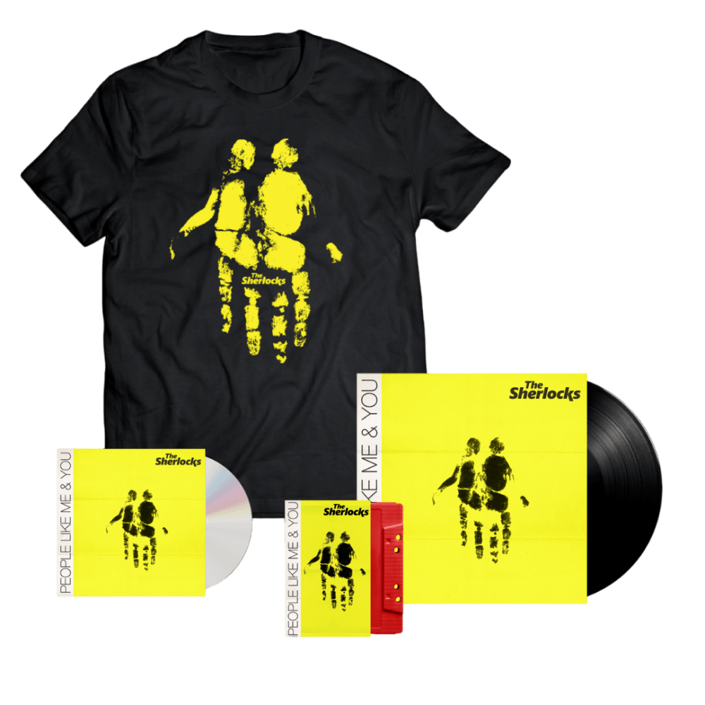 The Sherlocks - People Like Me & You Black Vinyl + CD + Cassette + T-Shirt