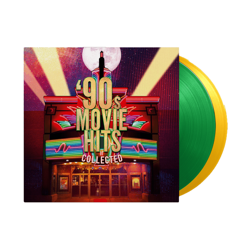 Various Artists - 90s Movie Hits Collected Translucent Green & Yellow Double Heavyweight Vinyl