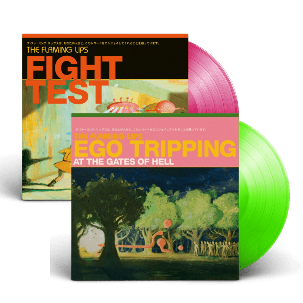 The Flaming Lips - Fight Test Red-Ego Tripping Green Glow Vinyl