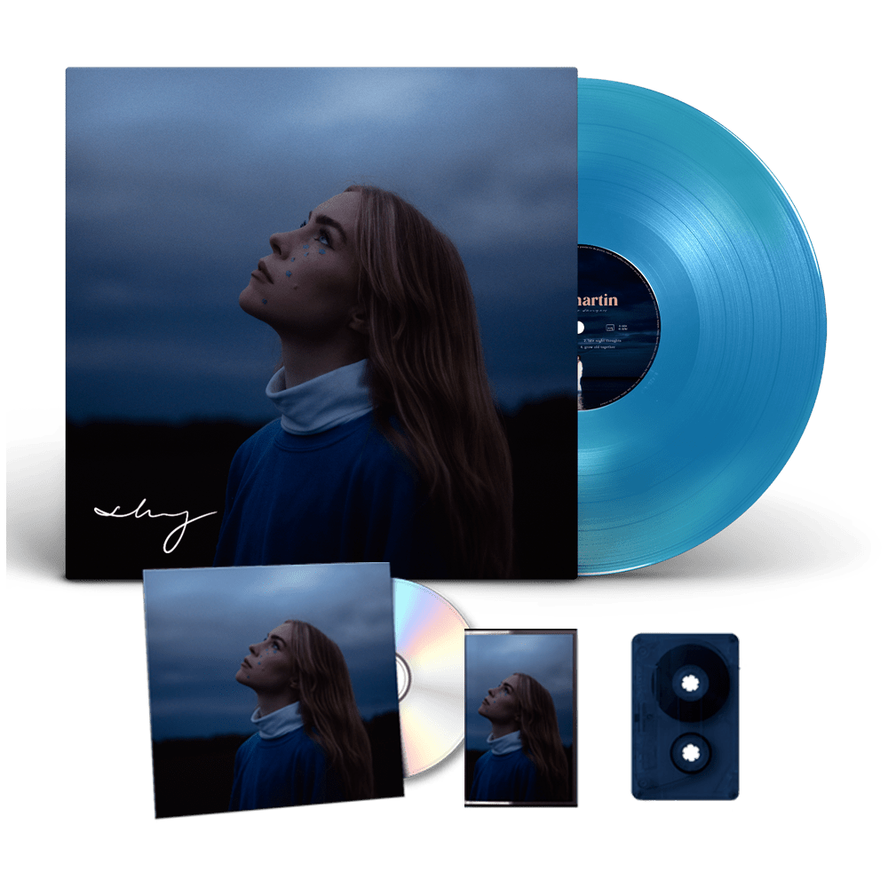 shy martin – late night thoughts exclusive signed blue lp-cd album & limited edition cassette