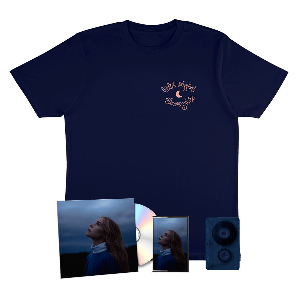 shy martin – late night thoughts cd album, limited edition cassette & t-shirt