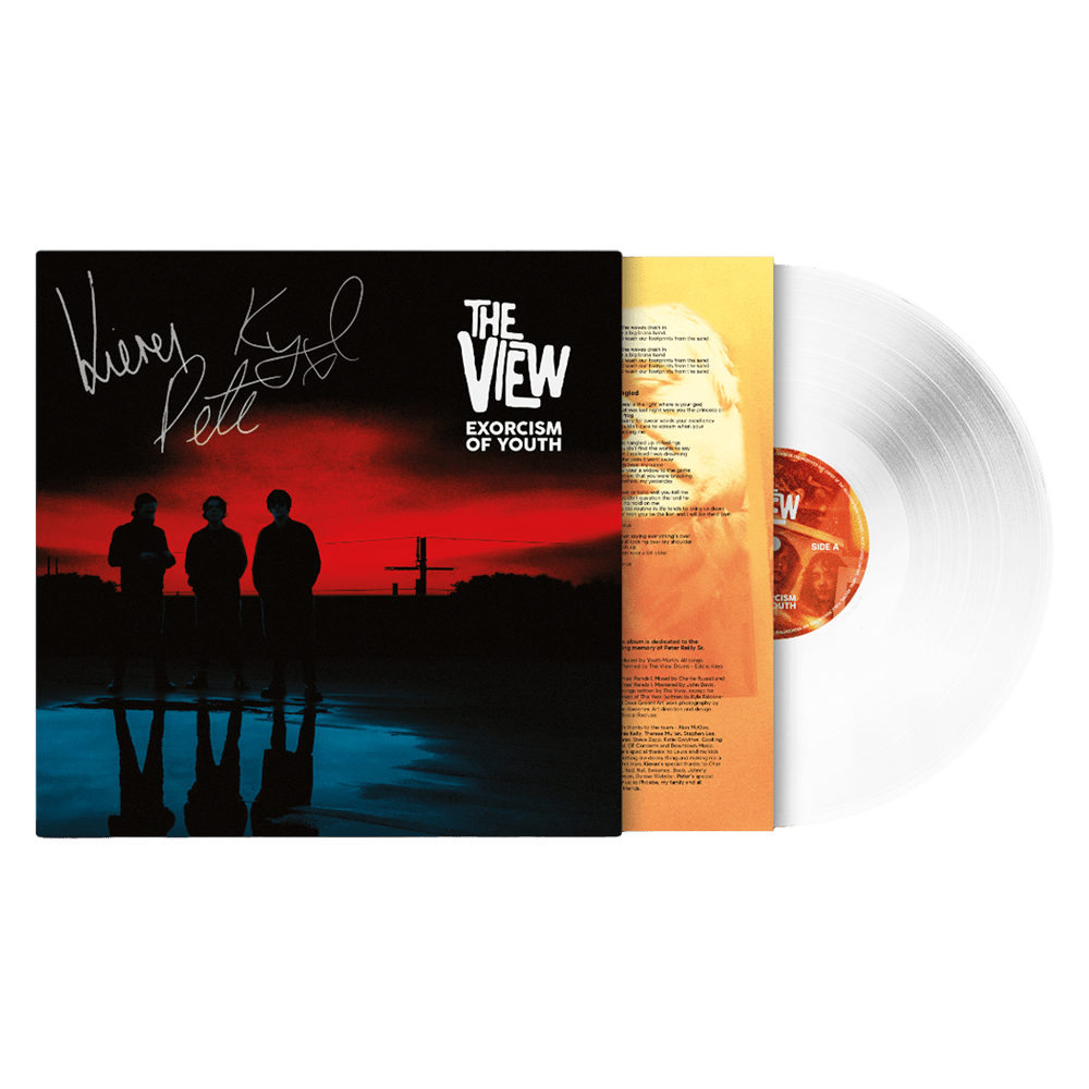 The View - Exorcism Of Youth Signed White Vinyl