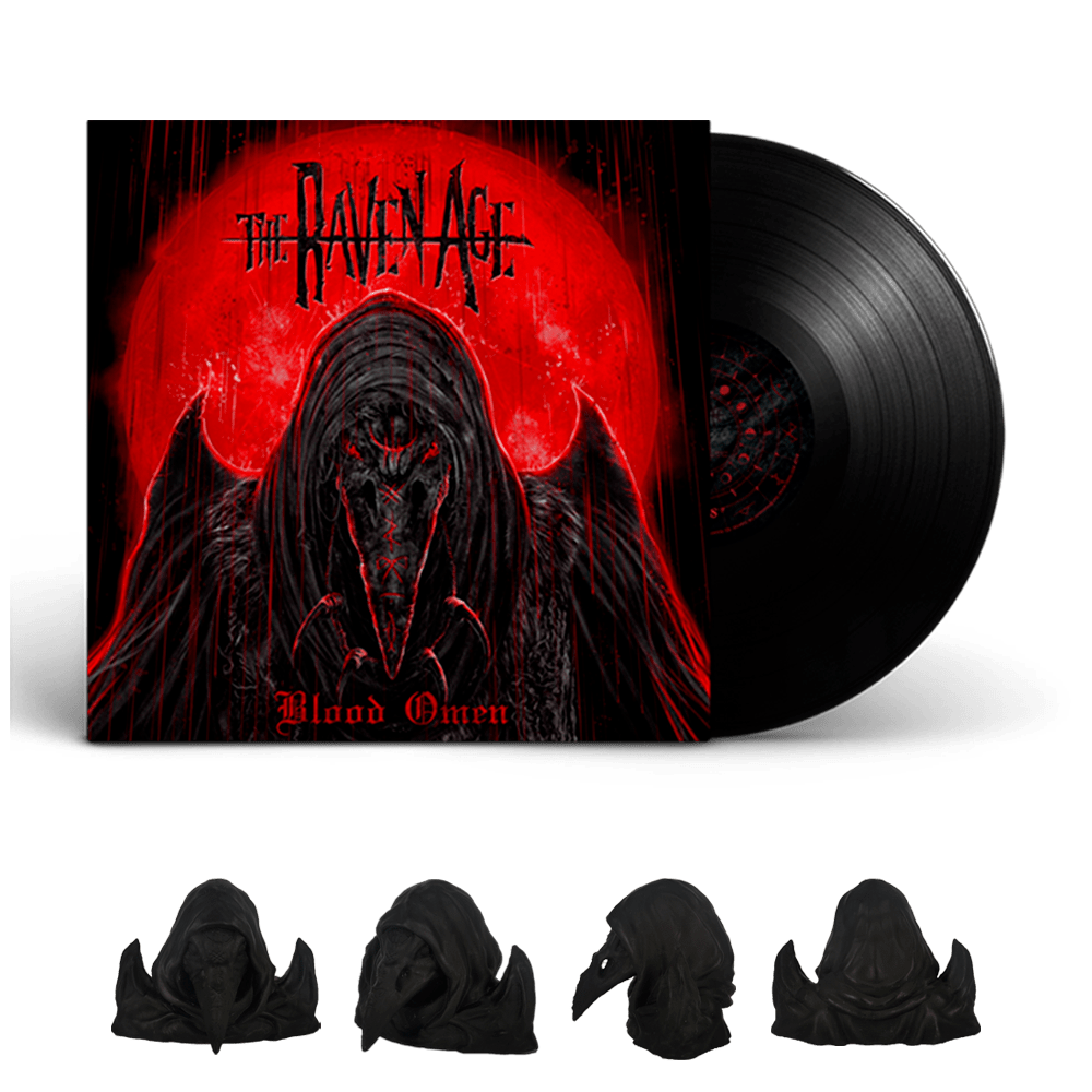 The Raven Age Print - Blood Omen Heavyweight Vinyl & 3D Printed Raven Vinyl Topper with Print