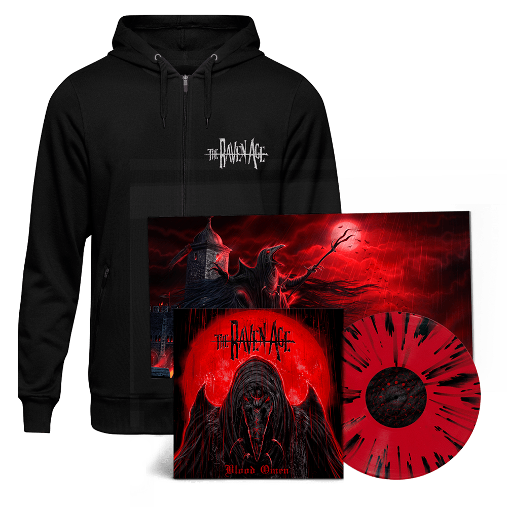 The Raven Age Print - Blood Omen Blood Omen Exclusive Deluxe Splatter Vinyl & Zip Hoodie with Print