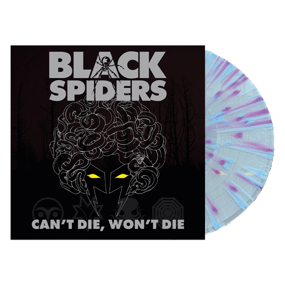 Black Spiders - Cant Die-Wont Die Splatter Vinyl