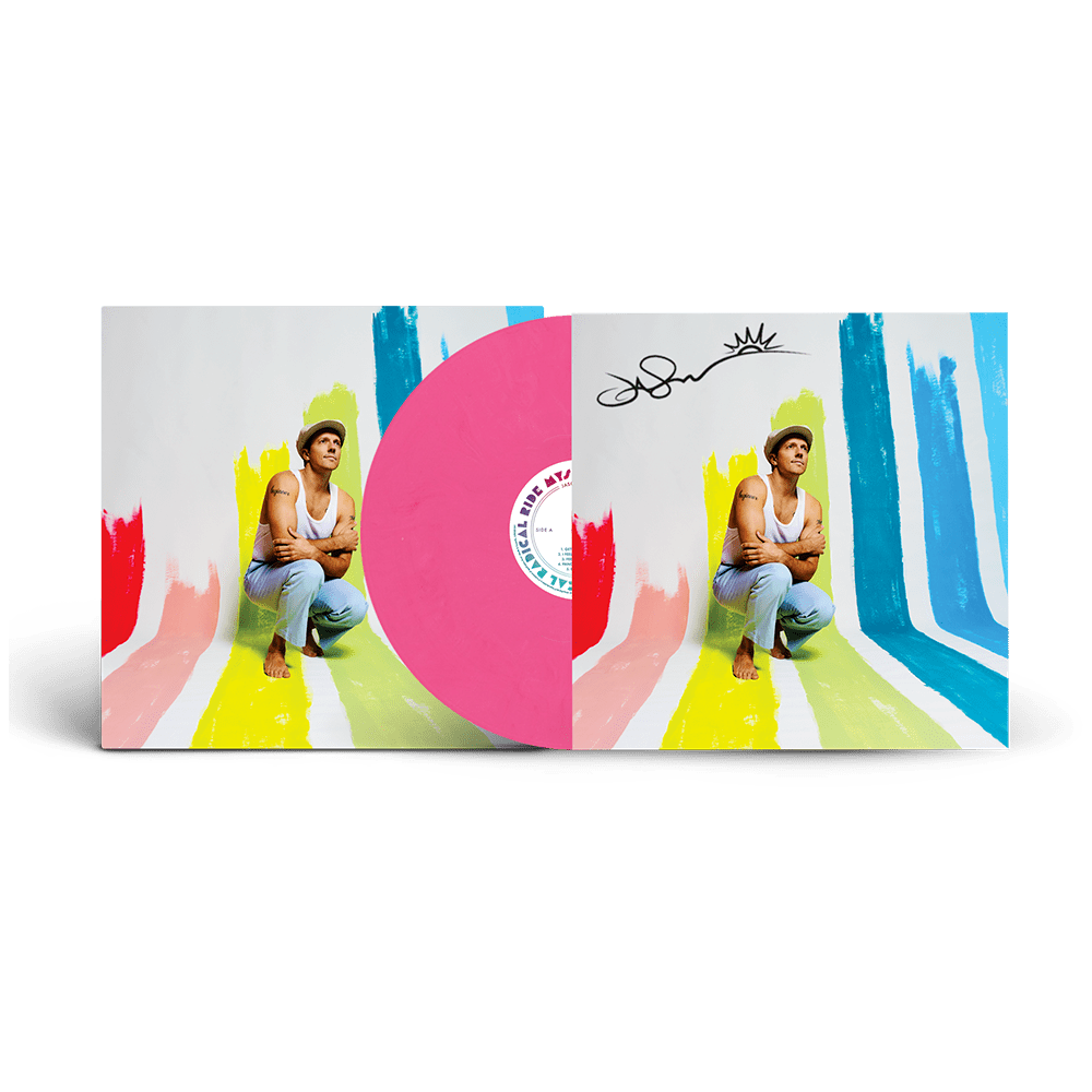 Jason Mraz - Mystical Magical Rhythmical Radical Ride Signed Limited Edition Pink Vinyl