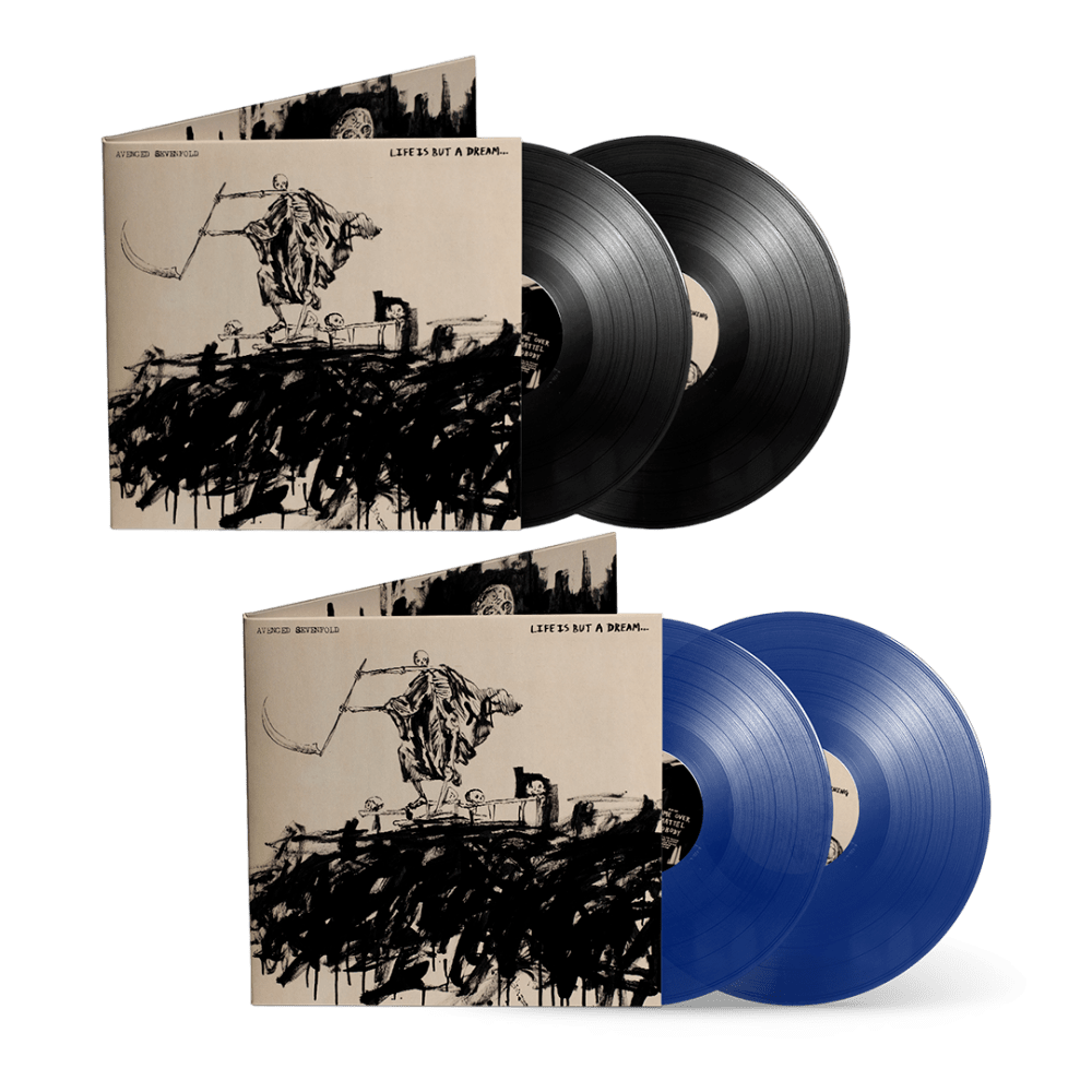 Avenged Sevenfold - Life Is But A Dream Blue-Black Double-Vinyl