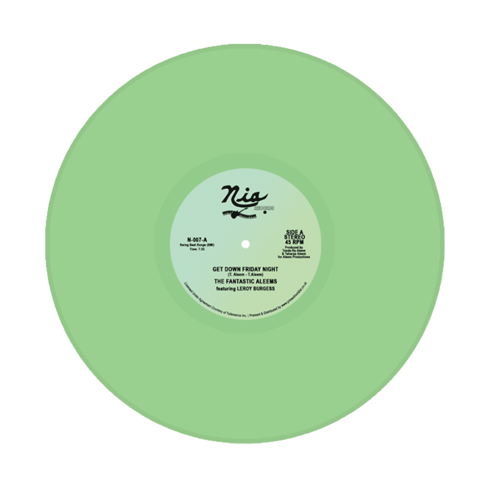 The Fantastic Aleems & Leroy Burgess - Get Down Friday Night Special Re-Mix / Get Down Friday Night Vocal RSD 2023 Green 12-inch Vinyl