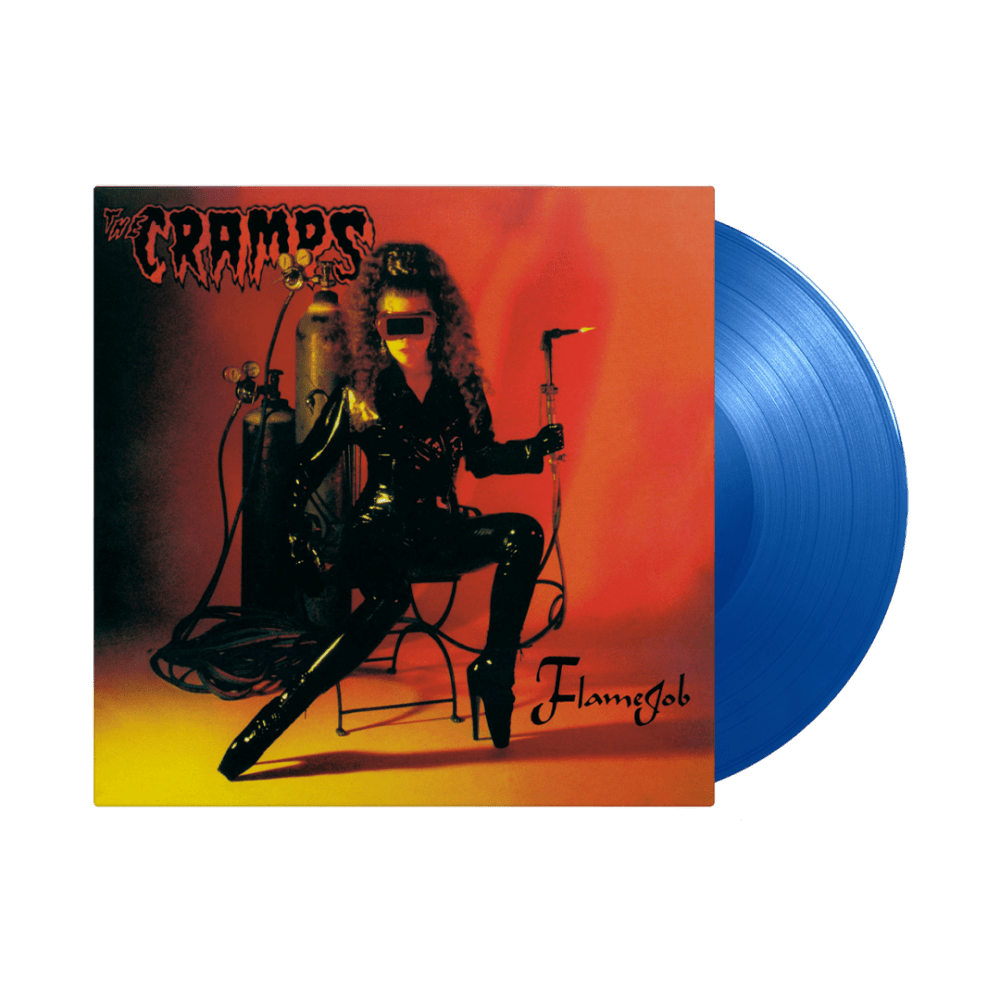 The Cramps Vinyl - Flamejob Blue Heavyweight Vinyl