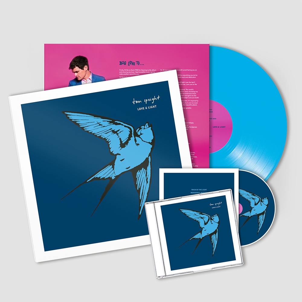 Tom Speight - Love & Light CD-Cyan Vinyl