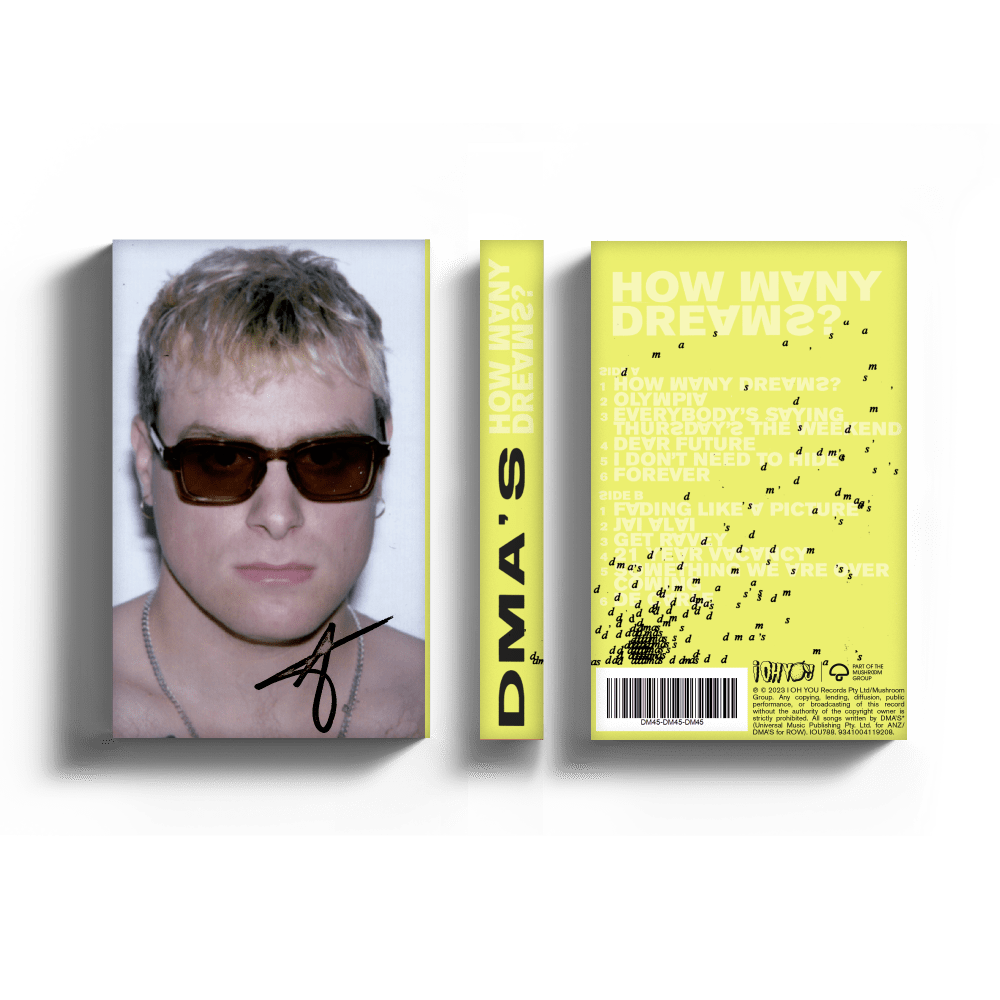 DMA'S - How Many Dreams Johnny Signed Cassette