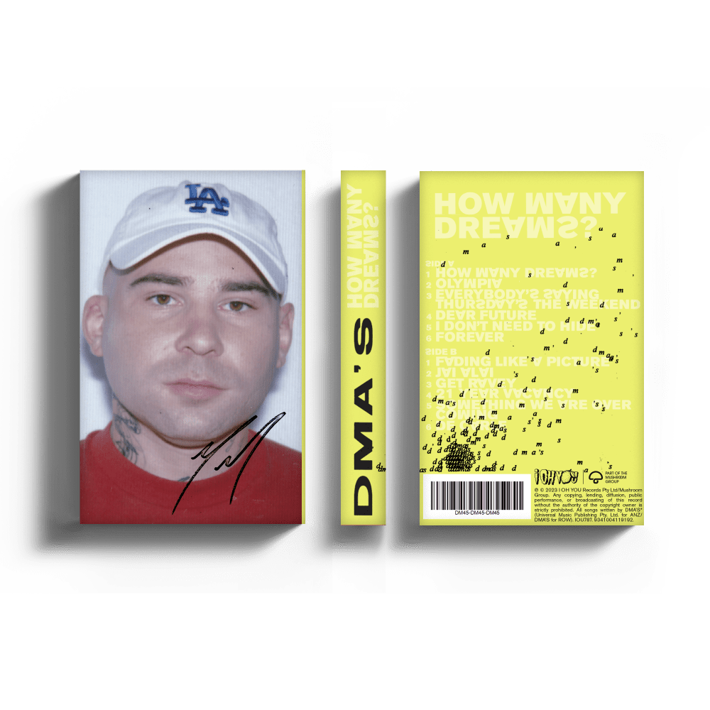 DMA'S - How Many Dreams Mason Signed Cassette