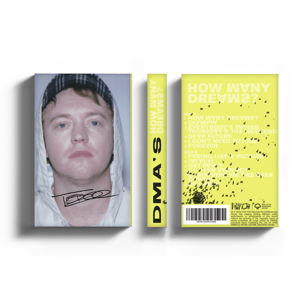 DMA'S - How Many Dreams Tommy Signed Cassette