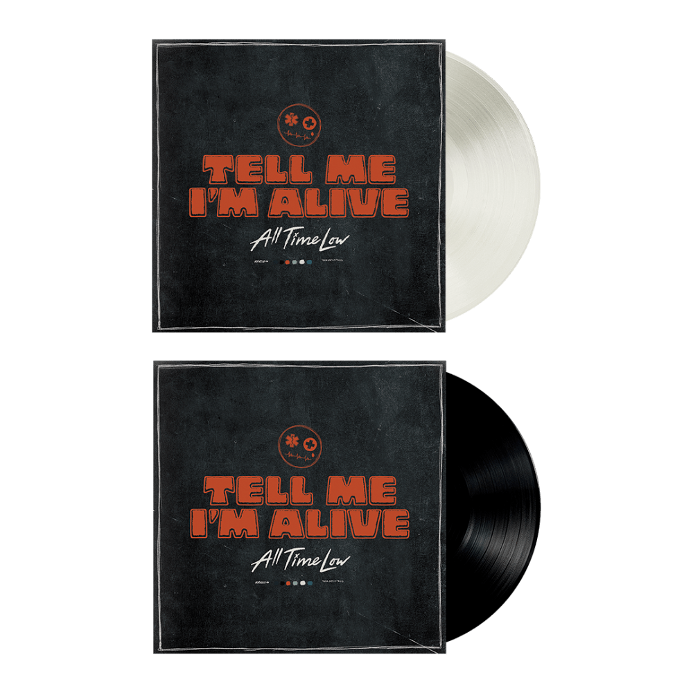 All Time Low Vinyl - Tell Me I'm Alive White + Black Vinyl